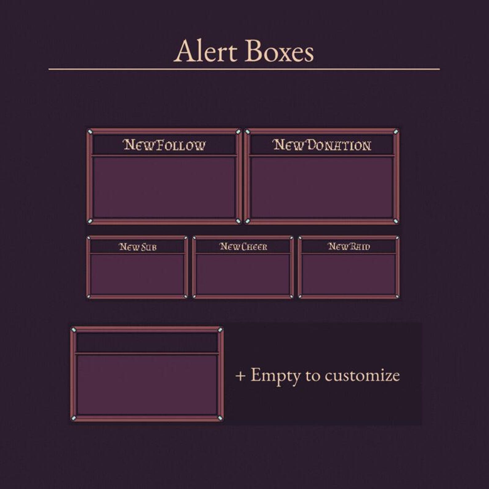 Wizards Study | Modular Stream Pack - Fantasy Magic Twitch Overlays - Etsy