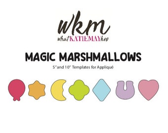 Magic Marshmallows Applique Templates