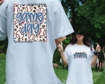 Baseball Game Day Shirt, T-Mom Shirt, Baseball Shirt For Women, Sports Mom Shirt, Mothers Day Gift, Family Baseball Shirt, Comfort Colors®