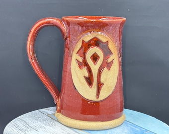 World of Warcraft Horde Mug: Wheel Thrown Ceramic Mug, #2