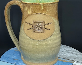 Aiel, Wheel of Time inspired mug, pot belly shape