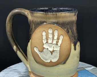 White Hand of Saruman inspired mug