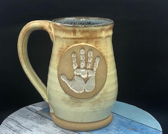 White Hand of Saruman inspired mug