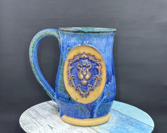 World of Warcraft inspired mug, Alliance symbol, #1
