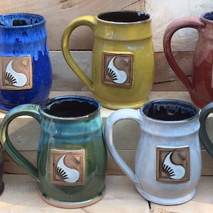 Wheel of Time inspired mugs, Aes Sedai, Ajah colors