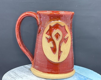 World of Warcraft Horde Mug: Wheel Thrown Ceramic Mug, #3