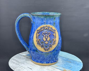 World of Warcraft inspired mug, Alliance symbol, #1