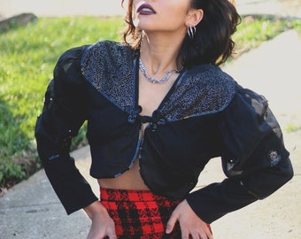Puff Sleeve Bolero - Etsy
