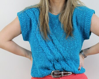 navy blue summer sweater