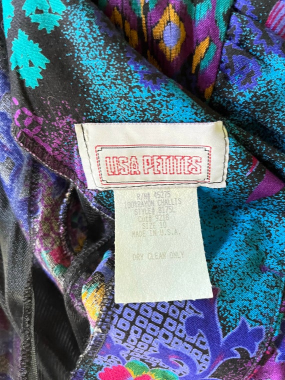 Vintage Blue Purple - Inspired By Harry Styles - Sustainably Made Dress main image 1