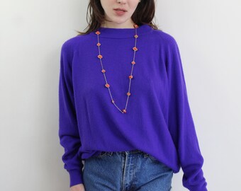 royal purple sweater