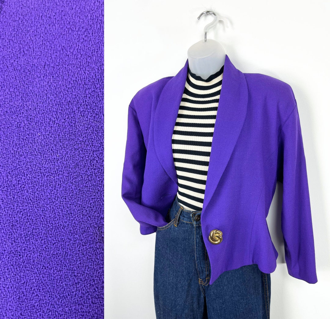 [LOW CLASSIC] /☆ 24FW OVER FIT WOOL BLAZER / PURPLE LOW CLASSIC] /☆ 24FW OVER FIT WOOL BLAZER / PURPLE (LOW
