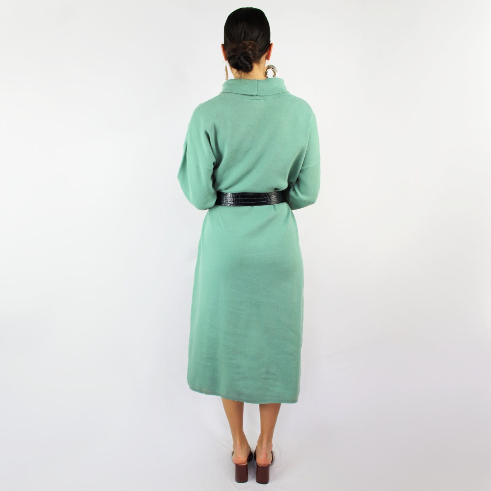 80s VINTAGE Seafoam Green Cowlneck Sweaterdress, Medium, Mint Green, Knit Cowl  Neck Dress, 80s Clothing, 80s Sweater Dress, 80s Aesthetic - Etsy