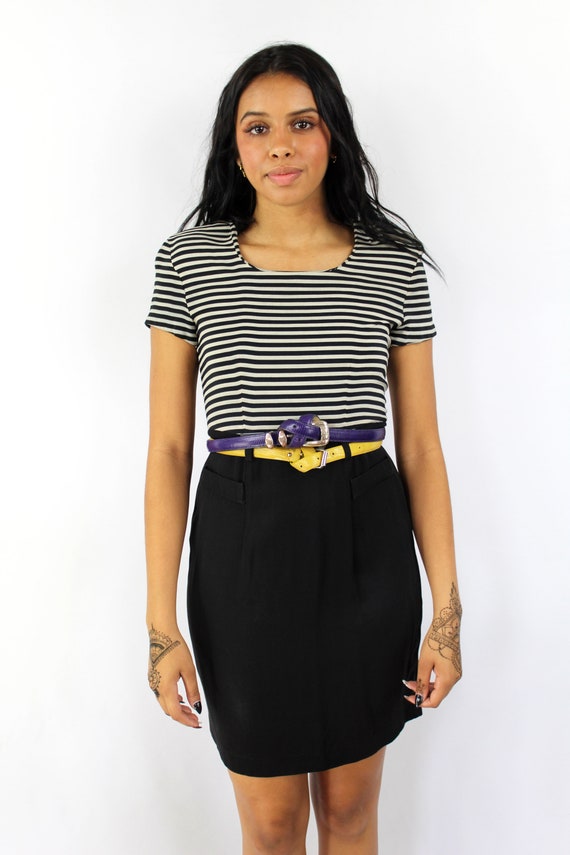 90s striped dress ASOS Design - 90s Ribbed Mini Tank Dress - Women - Cotton/Polyester/Spandex - 2 US