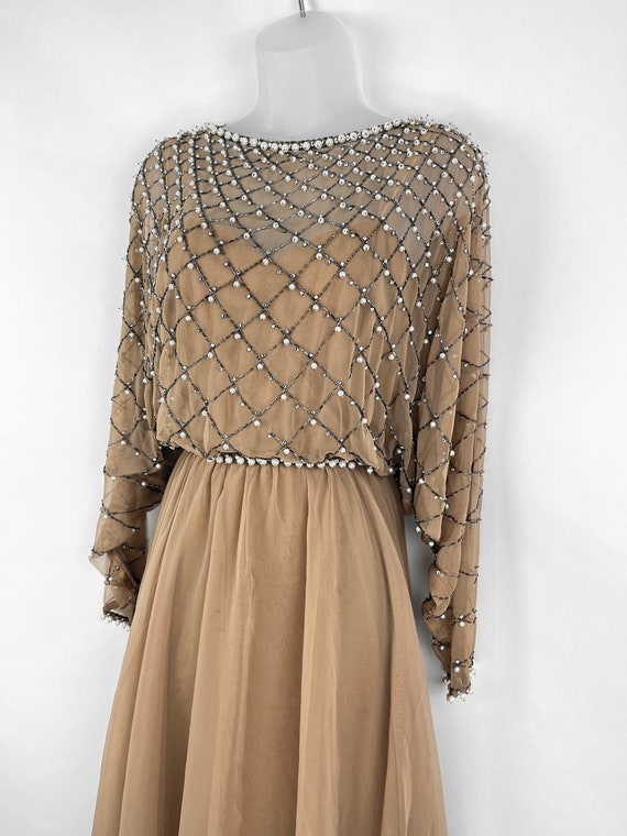 Pull Femme VIE By Victoria Royal – Épaules Dénudées Perles Paillettes – Taille M Petite