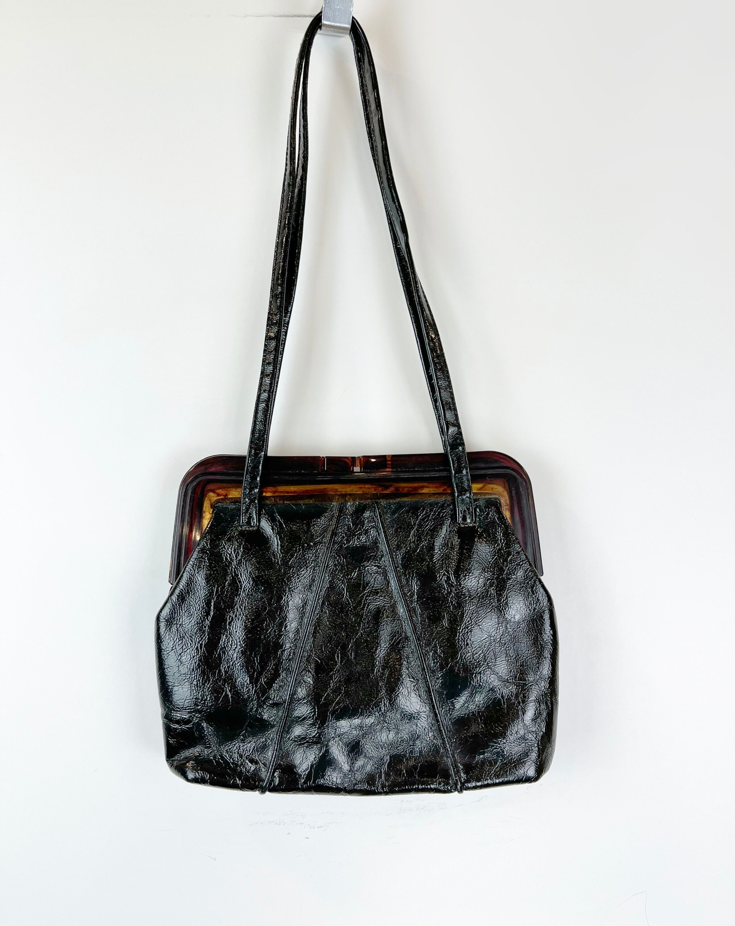 Lucite Handle Purse - Etsy