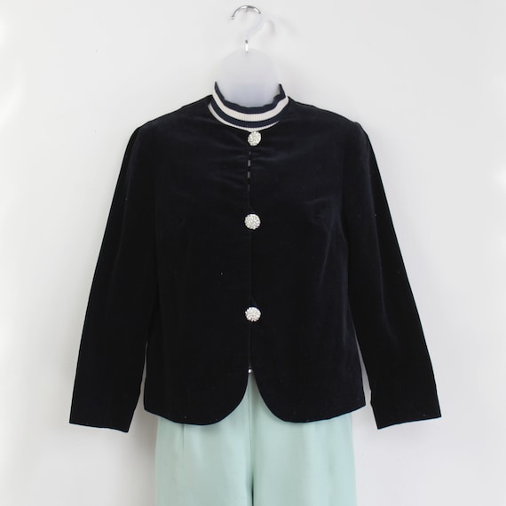 ジャケット・アウター 90s vintage souvenir jacket velvet black Vintage Reversible Rayon Velvet Japan Souvenir Sukajan