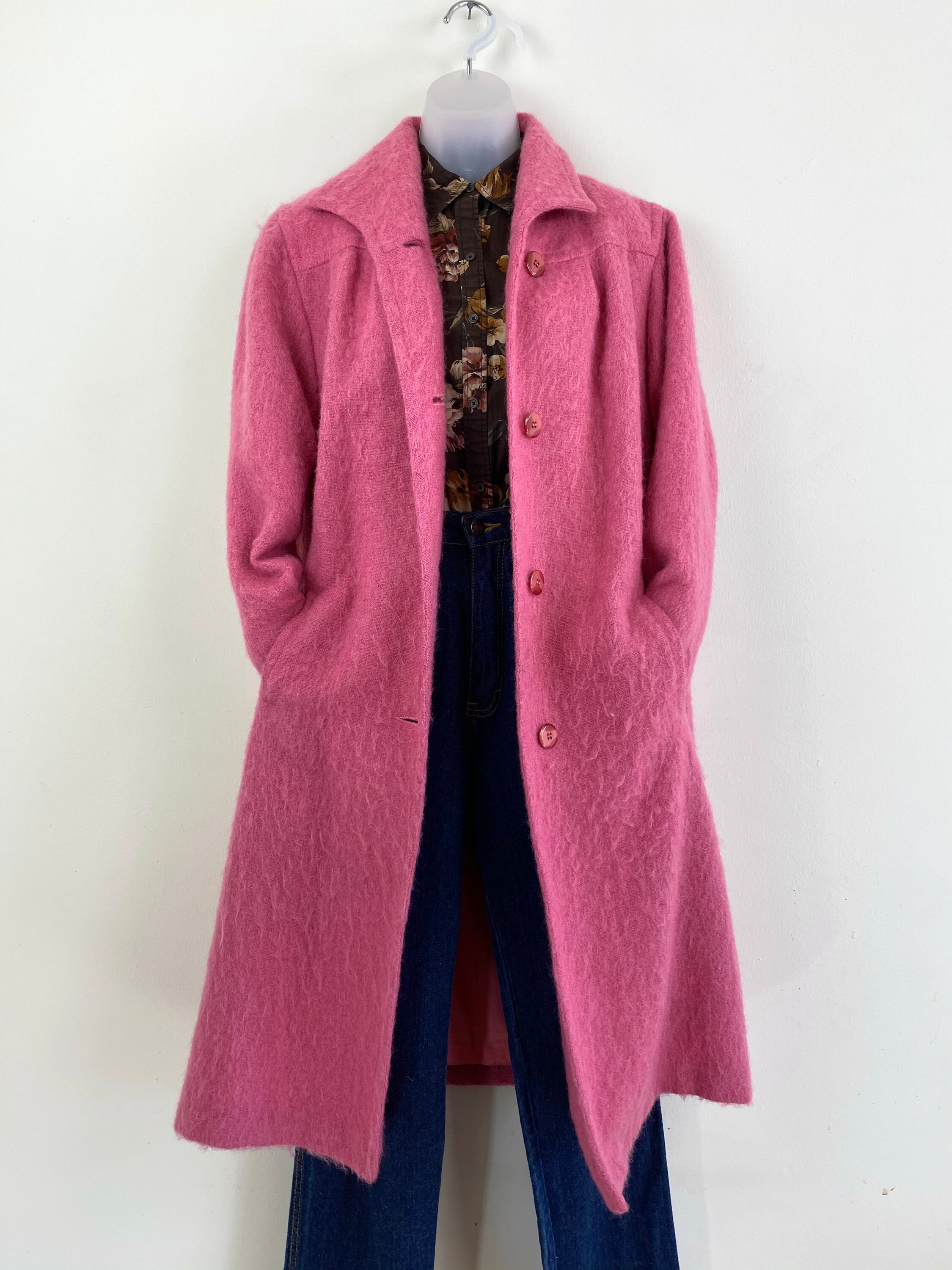 mohair trench coat