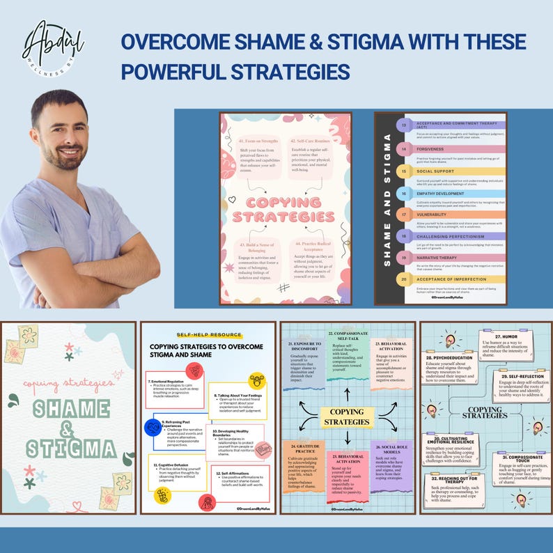 Shame & Stigma Workbook: 50 Coping Strategies (digital Download) - Etsy