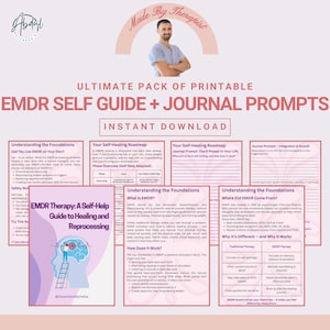 EMDR Therapy Kit | Digital EMDR Tools for Therapists | Bilateral Stimulation | Trauma Healing Resources | EMDR Printable Worksheets, Therapy