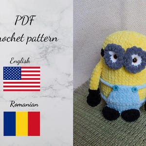 Crochet Minions/PDF pattern minions/Minions Crochet Pattern/Fun amigurumi crochet/amigurumi minions crochet