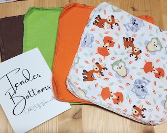 30 Stück 1 lagiges Tender Bottoms Tuch für Babys 21 cm im Quadrat