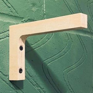 Handmade Square Shelf Bracket - Birch Plywood 100mm x 150mm (4&quot; x 6&quot;)