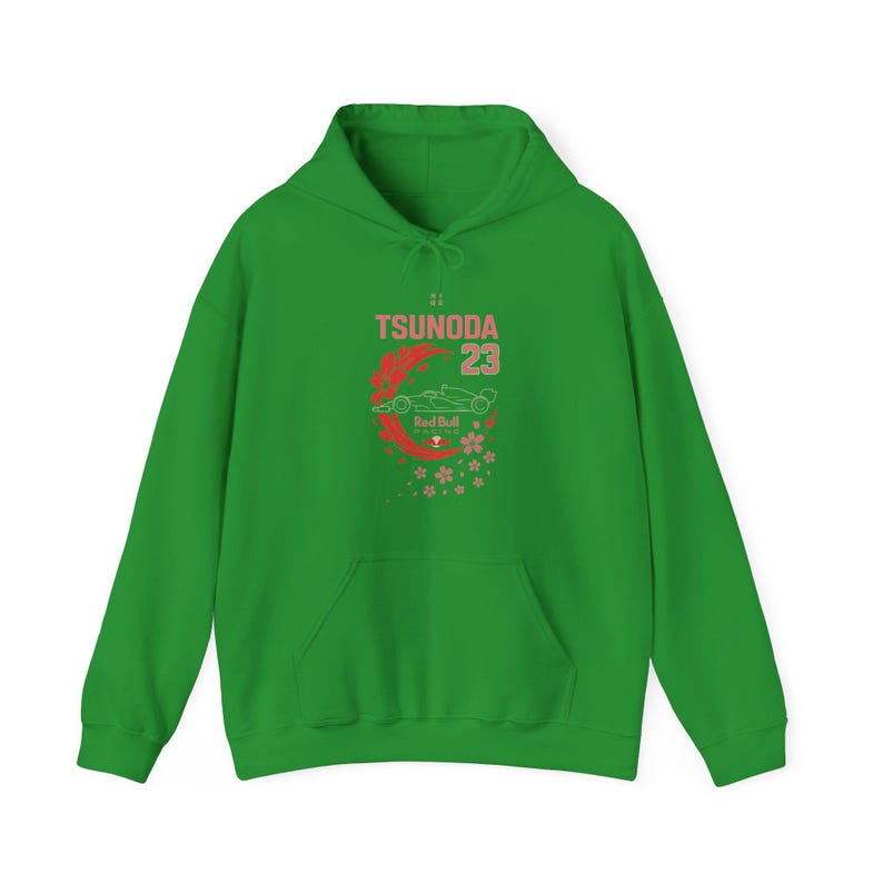 Yuki Tsunoda Sakura Storm Hoodie - Red Bull Racing F1 Sweatshirt - Japanese Racer Gift image 6