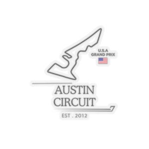 Circle of the Americas Aufkleber | Austin Grandprix Aufkleber | COTA Vinyl-Aufkleber | Formel 1 & MotoGP Fan Geschenk