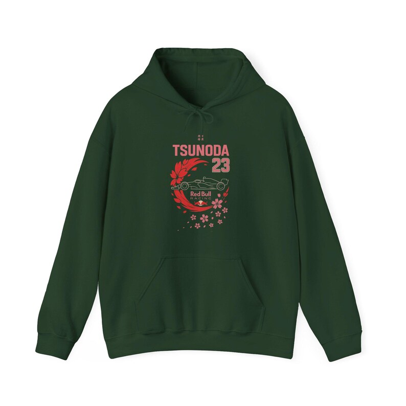 Yuki Tsunoda Sakura Storm Hoodie - Red Bull Racing F1 Sweatshirt - Japanese Racer Gift image 4