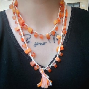 primitive bone necklace