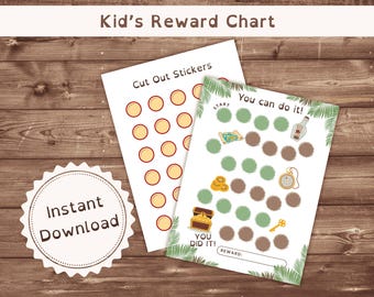 Map Incentive Chart Treasure Map Reward Chart - Etsy Canada