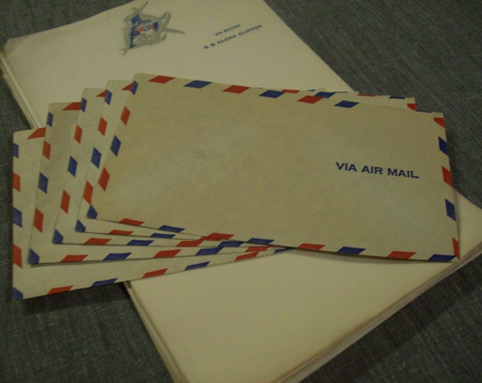1940s VICTORY SHIP Onion Skin PAPER and Air Mail ENVELOPES Etsy