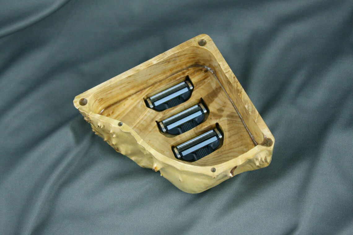 Engraved Travel Shaving Kit Box Men's Shaving Razor Handle Etsy