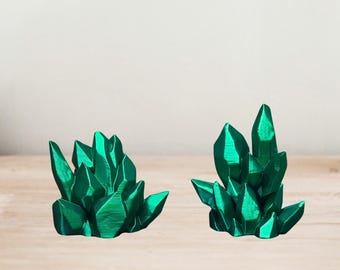 Small Crystal Desk Accessories, PC Accessories, Gaming Room Decor, Home Office Decor, Kids Bedroom Decor, Kids Playroom Decor (2 pack)