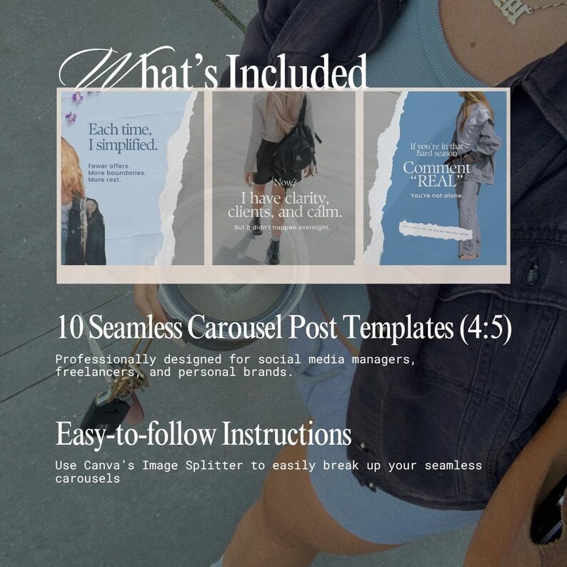 10 Social Media Seamless Carousel Templates: Engaging Instagram Posts ...