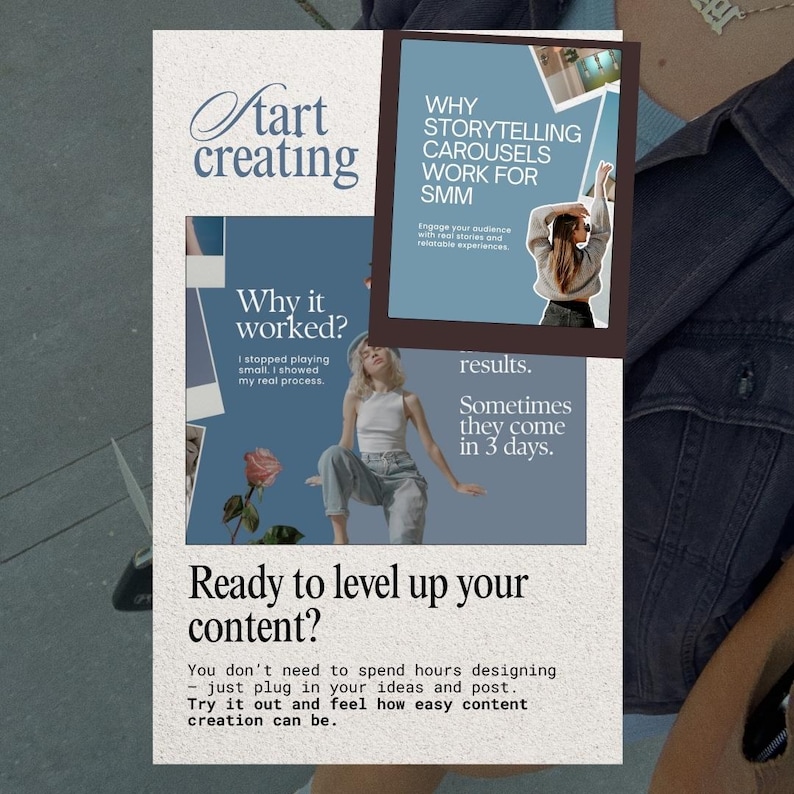 10 Social Media Seamless Carousel Templates: Engaging Instagram Posts ...