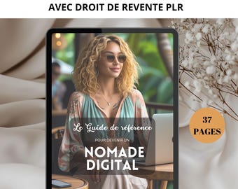 Digital Nomad Guide | Key Resale Rights | Passive Income | Ebook on Remote Work | eBook on Travel Lifestyle