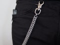 Heavy Stainless Steel Kings Link Wallet Chain - Biker Accessory