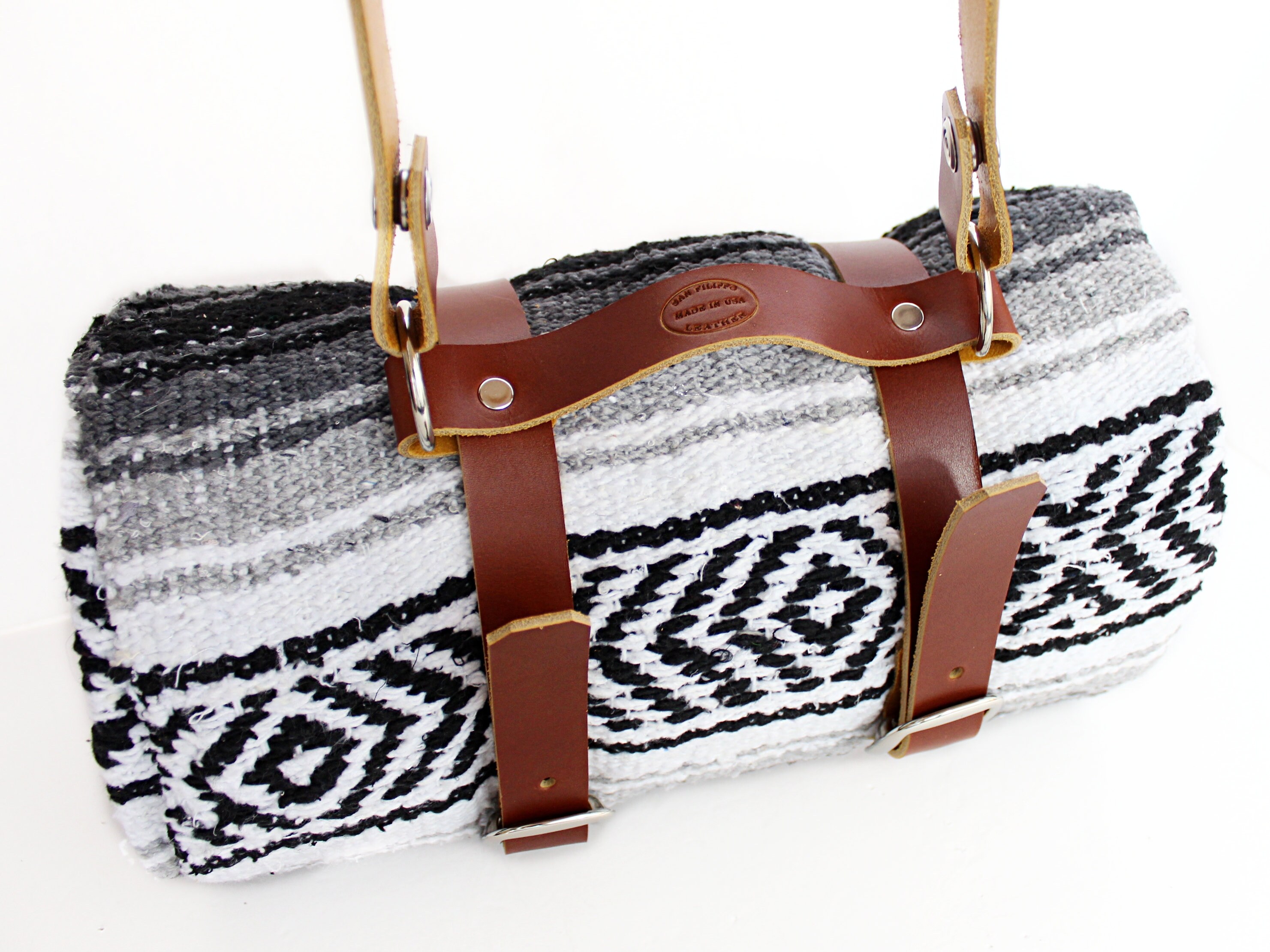 Leather Blanket Roll With Strap / Travel Blanket/ Beach Etsy Israel