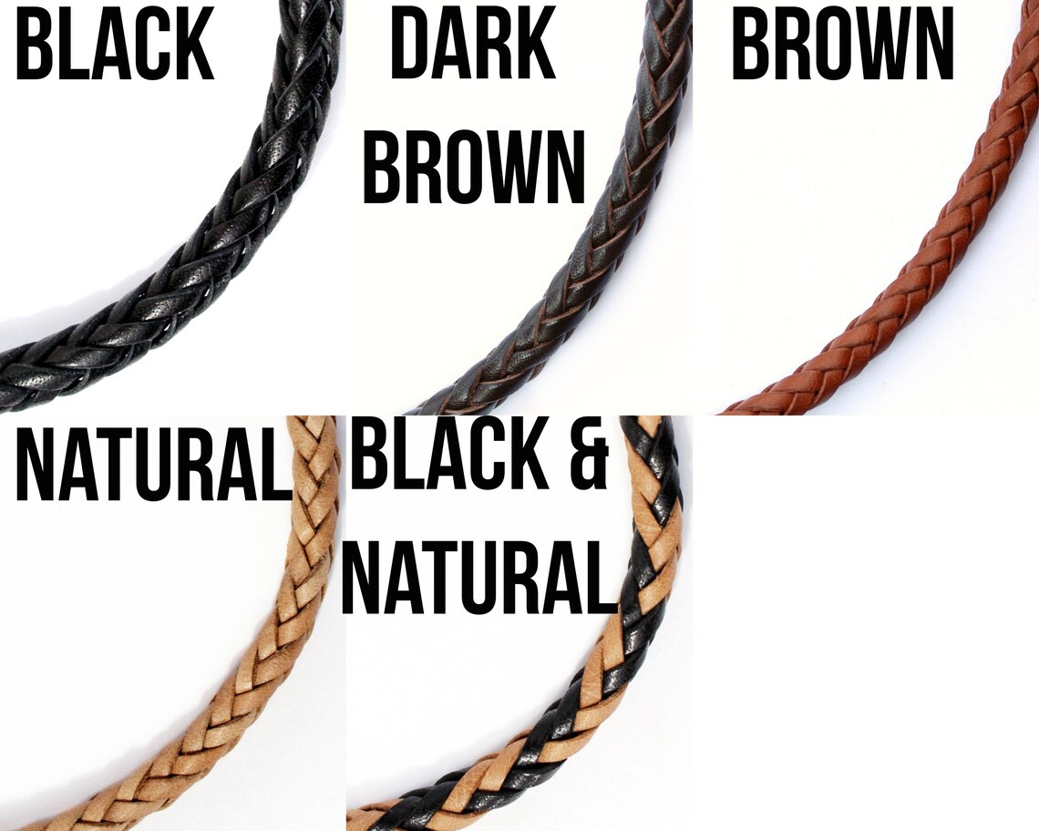 Pocket Watch Chain / Braided Leather Pocket Watch Strap / Etsy