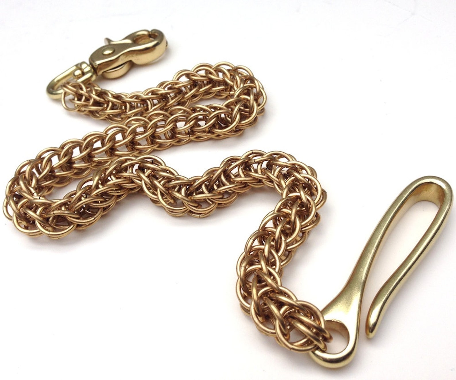 Mens Wallet Chain Brass Persian Chain Wallet Chain With Etsy