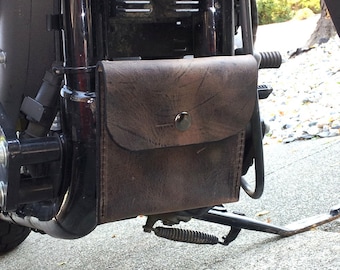 Leather Motorcycle Frame Bag: Registration & Insurance, Biker Accessories