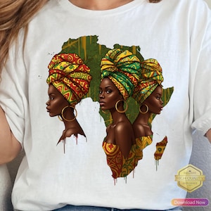 Juneteenth PNG, zwarte vrouw Afrikaanse kaart PNG Black Queen png, Afrikaanse kaart png, zwarte geschiedenis png, Juneteenth SVG, sublimatie ontwerp
