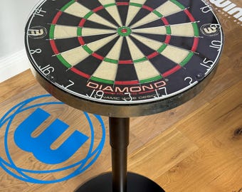 Dartscheibe Oche Table Verstellbar - Winmau Schwarz