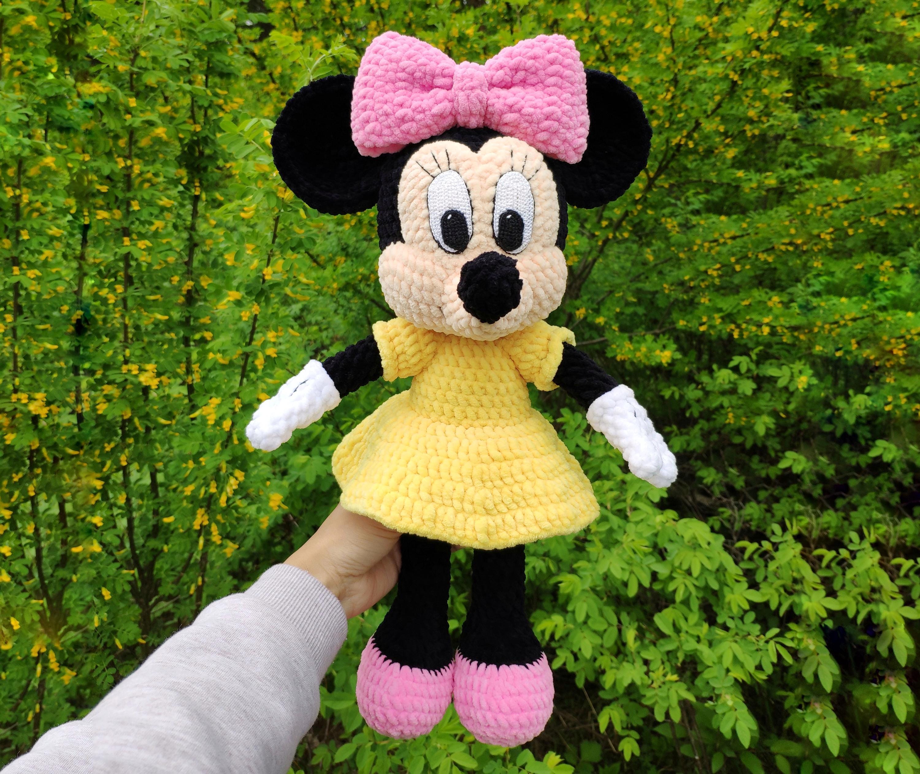 crochet minnie mouse dress Minnie Mouse inspired crochet baby hat 3-6 months