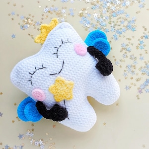 Tooth Fairy pillow crochet pattern.