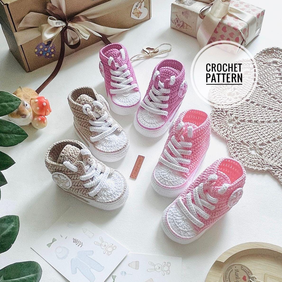 Baby Converse Crochet New Zealand