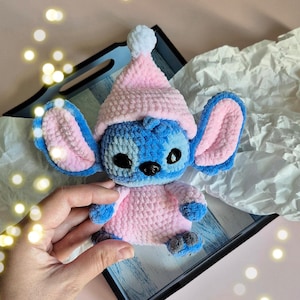 Amigurumi pattern bluey crochet plushie toy alien