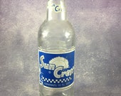 Sun Crest Vintage Soda Bottle - ACL Label in Fair Condition - Bottled by Nugrape in Savannah Georgia